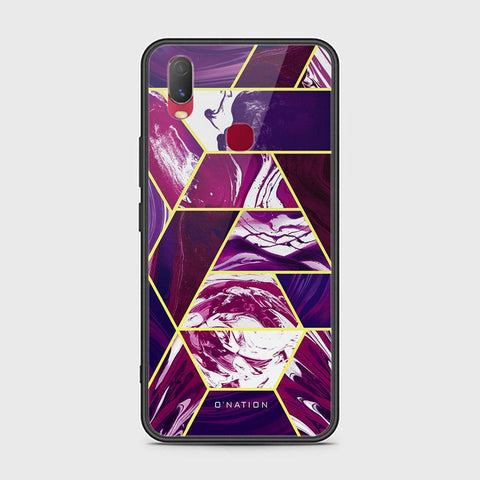 Vivo Y11 2019 Cover - O'Nation Shades of Marble Series - HQ Ultra Shine Premium Infinity Glass Soft Silicon Borders Case