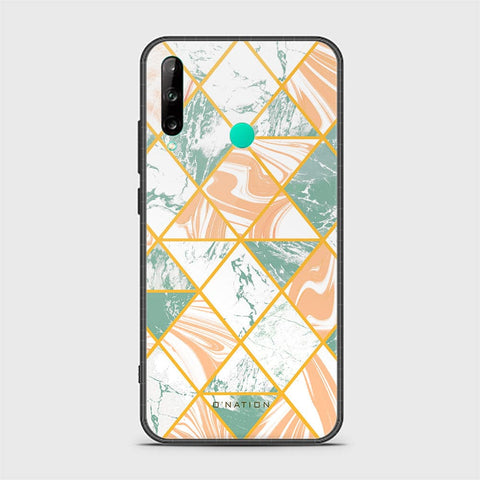 Huawei P40 lite E Cover - O'Nation Shades of Marble Series - HQ Ultra Shine Premium Infinity Glass Soft Silicon Borders Case