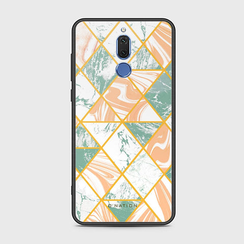 Huawei Mate 10 Lite Cover - O'Nation Shades of Marble Series - HQ Ultra Shine Premium Infinity Glass Soft Silicon Borders Case