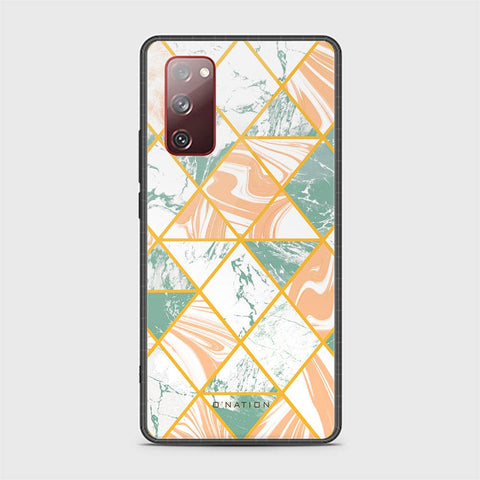 Samsung Galaxy S20 FE Cover - O'Nation Shades of Marble Series - HQ Ultra Shine Premium Infinity Glass Soft Silicon Borders Case