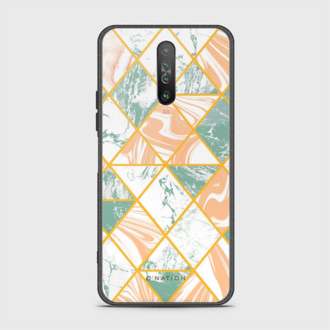 Xiaomi Poco X2 Cover - O'Nation Shades of Marble Series - HQ Ultra Shine Premium Infinity Glass Soft Silicon Borders Case