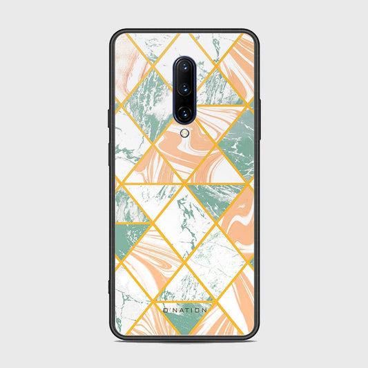 OnePlus 7 Pro Cover - O'Nation Shades of Marble Series - HQ Ultra Shine Premium Infinity Glass Soft Silicon Borders Case