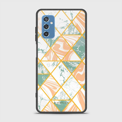 Samsung Galaxy M52 5G Cover - O'Nation Shades of Marble Series - HQ Ultra Shine Premium Infinity Glass Soft Silicon Borders Case