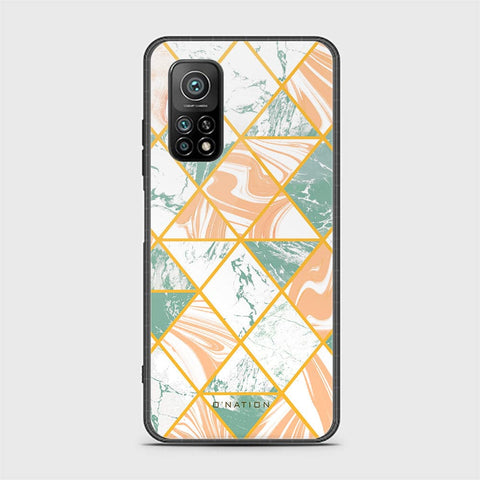 Xiaomi Mi 10T Pro Cover - O'Nation Shades of Marble Series - HQ Ultra Shine Premium Infinity Glass Soft Silicon Borders Case