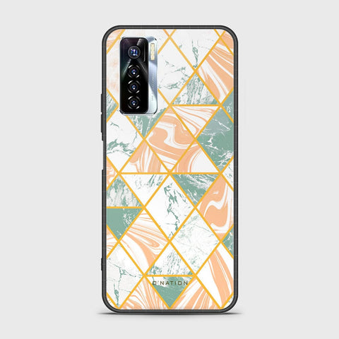 Tecno Camon 17 Pro Cover - O'Nation Shades of Marble Series - HQ Ultra Shine Premium Infinity Glass Soft Silicon Borders Case