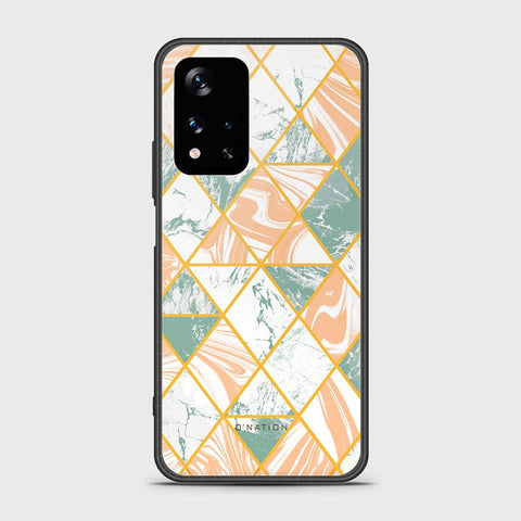 Xiaomi Poco M4 Pro 5G Cover - O'Nation Shades of Marble Series - HQ Ultra Shine Premium Infinity Glass Soft Silicon Borders Case