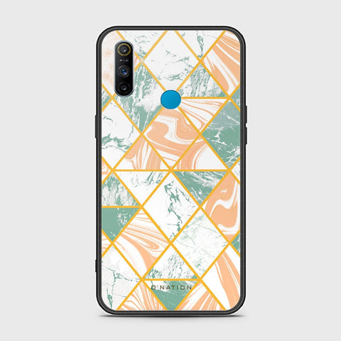 Realme 6i Cover - O'Nation Shades of Marble Series - HQ Ultra Shine Premium Infinity Glass Soft Silicon Borders Case