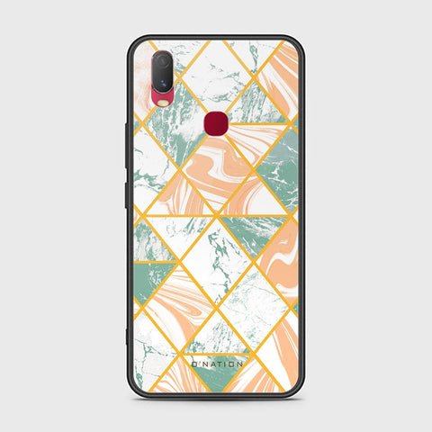 Vivo Y11 2019 Cover - O'Nation Shades of Marble Series - HQ Ultra Shine Premium Infinity Glass Soft Silicon Borders Case