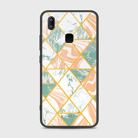 Vivo Y85 Cover - O'Nation Shades of Marble Series - HQ Ultra Shine Premium Infinity Glass Soft Silicon Borders Case