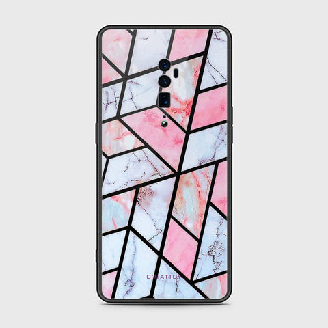 Oppo Reno 10x Zoom Cover - O'Nation Shades of Marble Series - HQ Ultra Shine Premium Infinity Glass Soft Silicon Borders Case