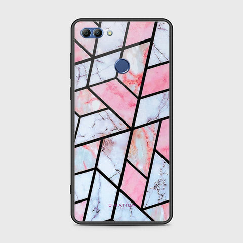 Huawei Y9 2018 Cover - O'Nation Shades of Marble Series - HQ Ultra Shine Premium Infinity Glass Soft Silicon Borders Case