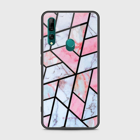 Huawei Y9 Prime 2019 Cover - O'Nation Shades of Marble Series - HQ Ultra Shine Premium Infinity Glass Soft Silicon Borders Case