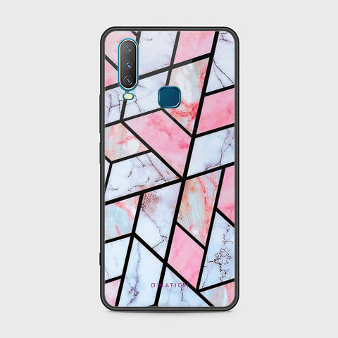 Vivo Y12 Cover - O'Nation Shades of Marble Series - HQ Ultra Shine Premium Infinity Glass Soft Silicon Borders Case