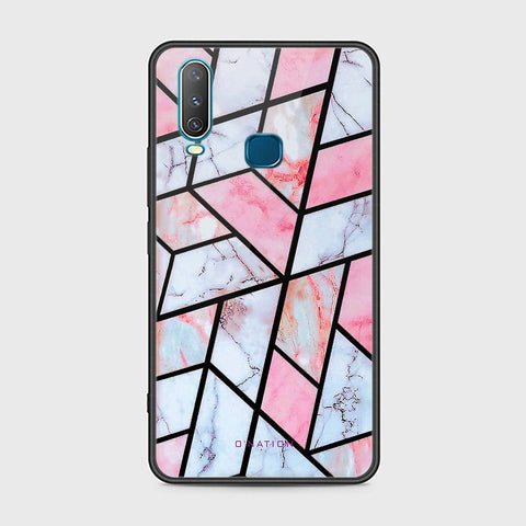 Vivo Y15 Cover - O'Nation Shades of Marble Series - HQ Ultra Shine Premium Infinity Glass Soft Silicon Borders Case