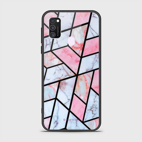 Samsung Galaxy M30s Cover - O'Nation Shades of Marble Series - HQ Ultra Shine Premium Infinity Glass Soft Silicon Borders Case