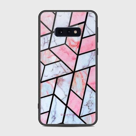 Samsung Galaxy S10e Cover - O'Nation Shades of Marble Series - HQ Ultra Shine Premium Infinity Glass Soft Silicon Borders Case