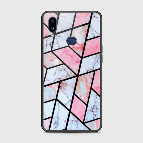 Samsung Galaxy A10s Cover - O'Nation Shades of Marble Series - HQ Ultra Shine Premium Infinity Glass Soft Silicon Borders Case