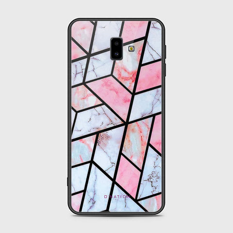 Samsung Galaxy J6 Plus 2018 Cover - O'Nation Shades of Marble Series - HQ Ultra Shine Premium Infinity Glass Soft Silicon Borders Case