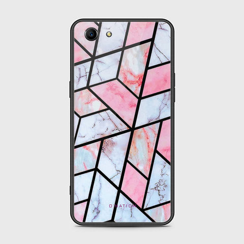 Oppo A83 Cover - O'Nation Shades of Marble Series - HQ Ultra Shine Premium Infinity Glass Soft Silicon Borders Case