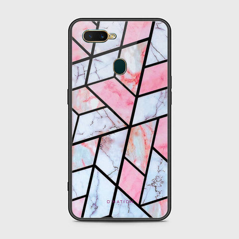 Oppo A12s Cover - O'Nation Shades of Marble Series - HQ Ultra Shine Premium Infinity Glass Soft Silicon Borders Case