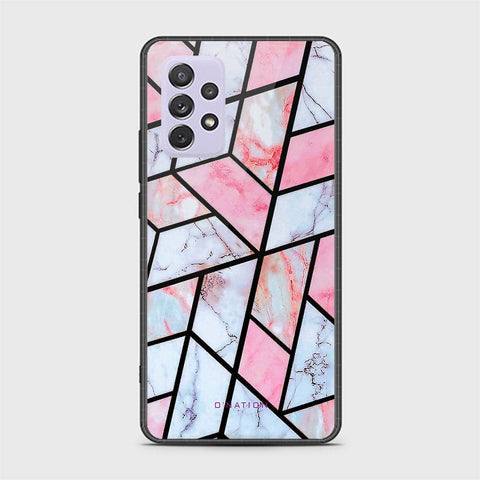 Samsung Galaxy A72 Cover - O'Nation Shades of Marble Series - HQ Ultra Shine Premium Infinity Glass Soft Silicon Borders Case