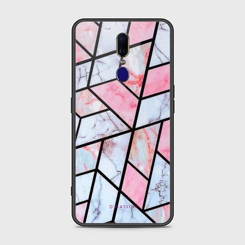 Oppo F11 Cover - O'Nation Shades of Marble Series - HQ Ultra Shine Premium Infinity Glass Soft Silicon Borders Case