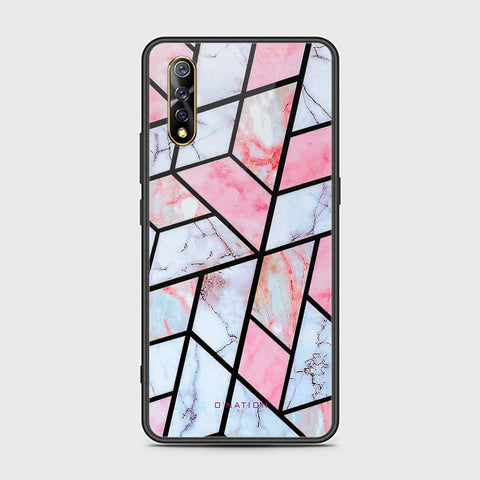 Vivo S1 Cover - O'Nation Shades of Marble Series - HQ Ultra Shine Premium Infinity Glass Soft Silicon Borders Case