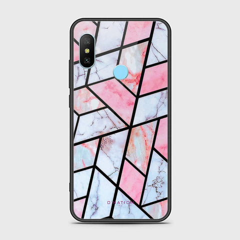 Redmi 6 Pro Cover - O'Nation Shades of Marble Series - HQ Ultra Shine Premium Infinity Glass Soft Silicon Borders Case