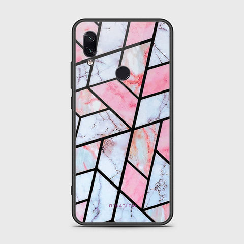 Xiaomi Redmi Note 7 Cover - O'Nation Shades of Marble Series - HQ Ultra Shine Premium Infinity Glass Soft Silicon Borders Case