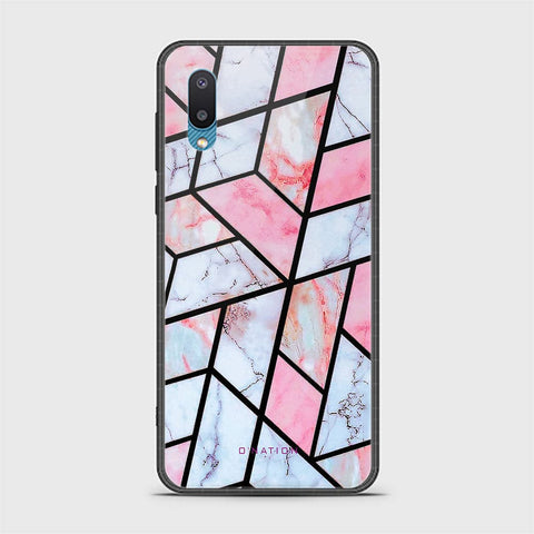 Samsung Galaxy A02 Cover - O'Nation Shades of Marble Series - HQ Ultra Shine Premium Infinity Glass Soft Silicon Borders Case