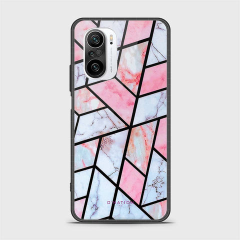 Xiaomi Redmi K40 Cover - O'Nation Shades of Marble Series - HQ Ultra Shine Premium Infinity Glass Soft Silicon Borders Case