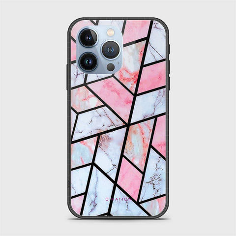 iPhone 13 Pro Cover - O'Nation Shades of Marble Series - HQ Ultra Shine Premium Infinity Glass Soft Silicon Borders Case