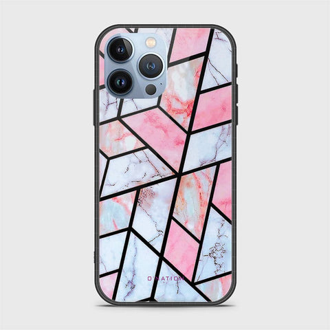 iPhone 13 Pro Max Cover - O'Nation Shades of Marble Series - HQ Ultra Shine Premium Infinity Glass Soft Silicon Borders Case