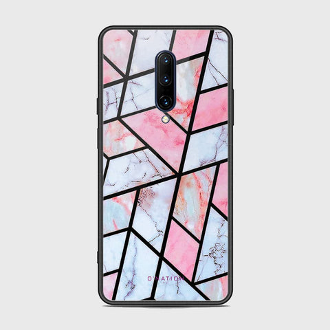 OnePlus 7 Pro Cover - O'Nation Shades of Marble Series - HQ Ultra Shine Premium Infinity Glass Soft Silicon Borders Case