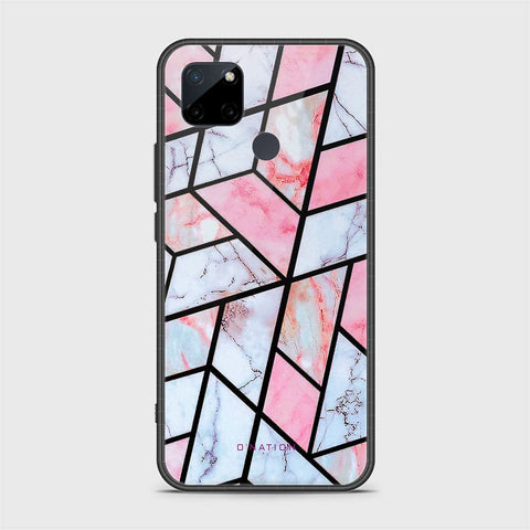 Realme C21Y Cover - O'Nation Shades of Marble Series - HQ Ultra Shine Premium Infinity Glass Soft Silicon Borders Case