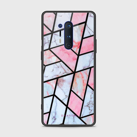 OnePlus 8 Pro Cover - O'Nation Shades of Marble Series - HQ Ultra Shine Premium Infinity Glass Soft Silicon Borders Case