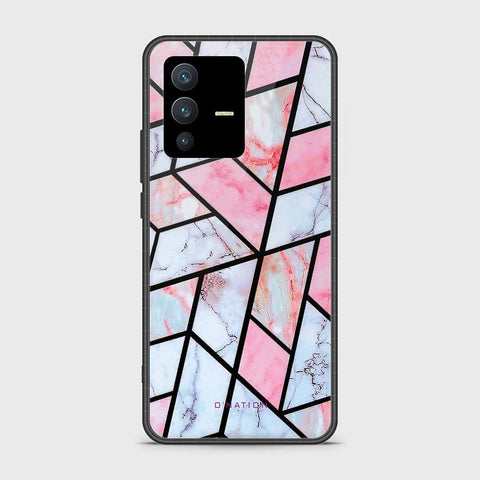 Vivo V23 5G Cover - O'Nation Shades of Marble Series - HQ Ultra Shine Premium Infinity Glass Soft Silicon Borders Case