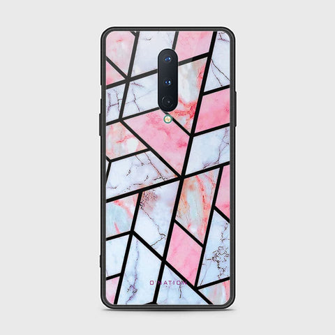 OnePlus 8 4G Cover - O'Nation Shades of Marble Series - HQ Ultra Shine Premium Infinity Glass Soft Silicon Borders Case