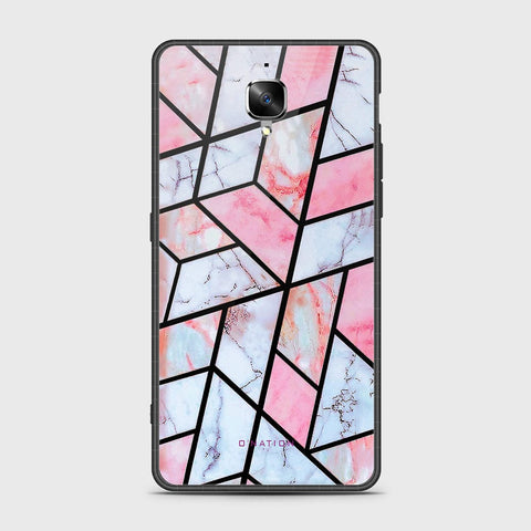 OnePlus 3 Cover - O'Nation Shades of Marble Series - HQ Ultra Shine Premium Infinity Glass Soft Silicon Borders Case