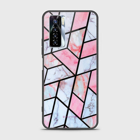 Tecno Camon 17 Pro Cover - O'Nation Shades of Marble Series - HQ Ultra Shine Premium Infinity Glass Soft Silicon Borders Case