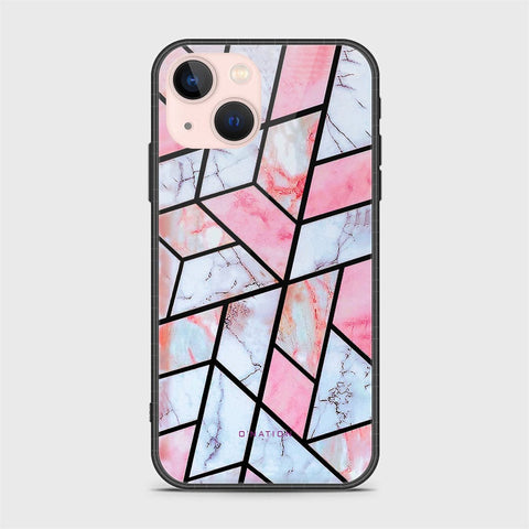 iPhone 14 Plus Cover - O'Nation Shades of Marble Series - HQ Ultra Shine Premium Infinity Glass Soft Silicon Borders Case