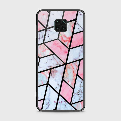 Xiaomi Redmi Note 9S Cover - O'Nation Shades of Marble Series - HQ Ultra Shine Premium Infinity Glass Soft Silicon Borders Case