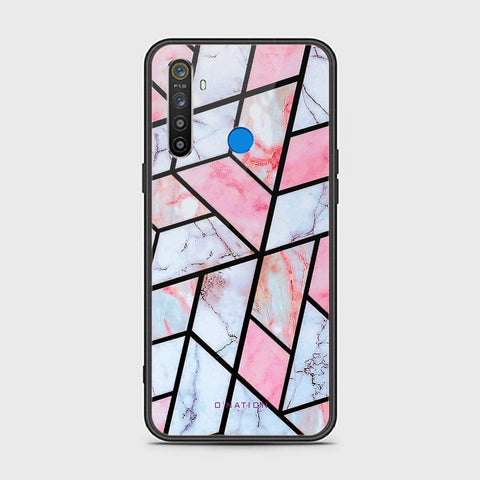 Realme 5 Cover - O'Nation Shades of Marble Series - HQ Ultra Shine Premium Infinity Glass Soft Silicon Borders Case