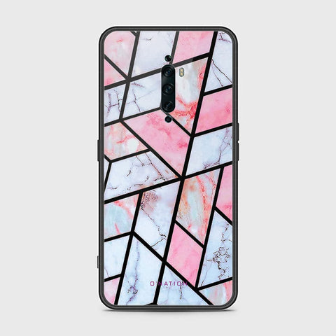 Oppo Reno 2F Cover - O'Nation Shades of Marble Series - HQ Ultra Shine Premium Infinity Glass Soft Silicon Borders Case