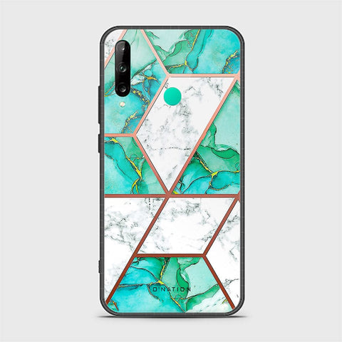 Huawei P40 lite E Cover - O'Nation Shades of Marble Series - HQ Ultra Shine Premium Infinity Glass Soft Silicon Borders Case