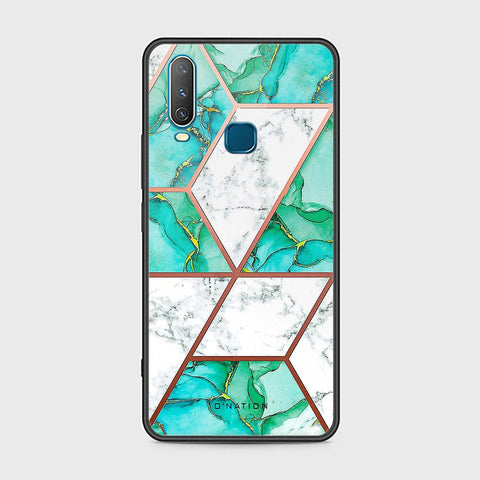 Vivo Y12 Cover - O'Nation Shades of Marble Series - HQ Ultra Shine Premium Infinity Glass Soft Silicon Borders Case