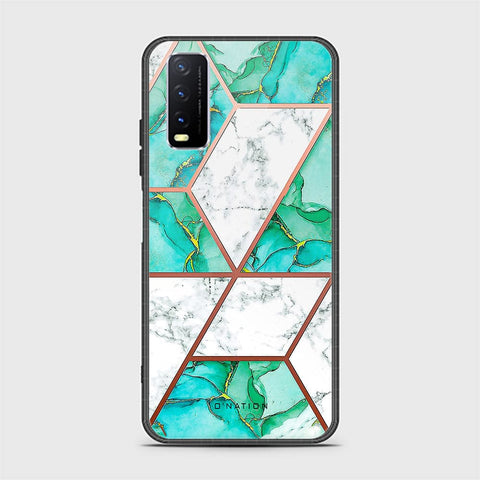 Vivo Y20s Cover - O'Nation Shades of Marble Series - HQ Ultra Shine Premium Infinity Glass Soft Silicon Borders Case