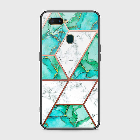 Oppo A12s Cover - O'Nation Shades of Marble Series - HQ Ultra Shine Premium Infinity Glass Soft Silicon Borders Case