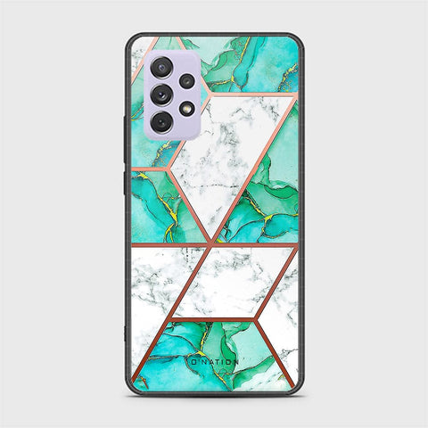 Samsung Galaxy A72 Cover - O'Nation Shades of Marble Series - HQ Ultra Shine Premium Infinity Glass Soft Silicon Borders Case