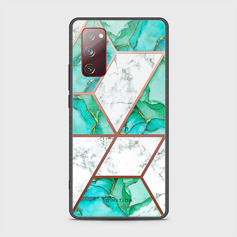 Samsung Galaxy S20 FE Cover - O'Nation Shades of Marble Series - HQ Ultra Shine Premium Infinity Glass Soft Silicon Borders Case